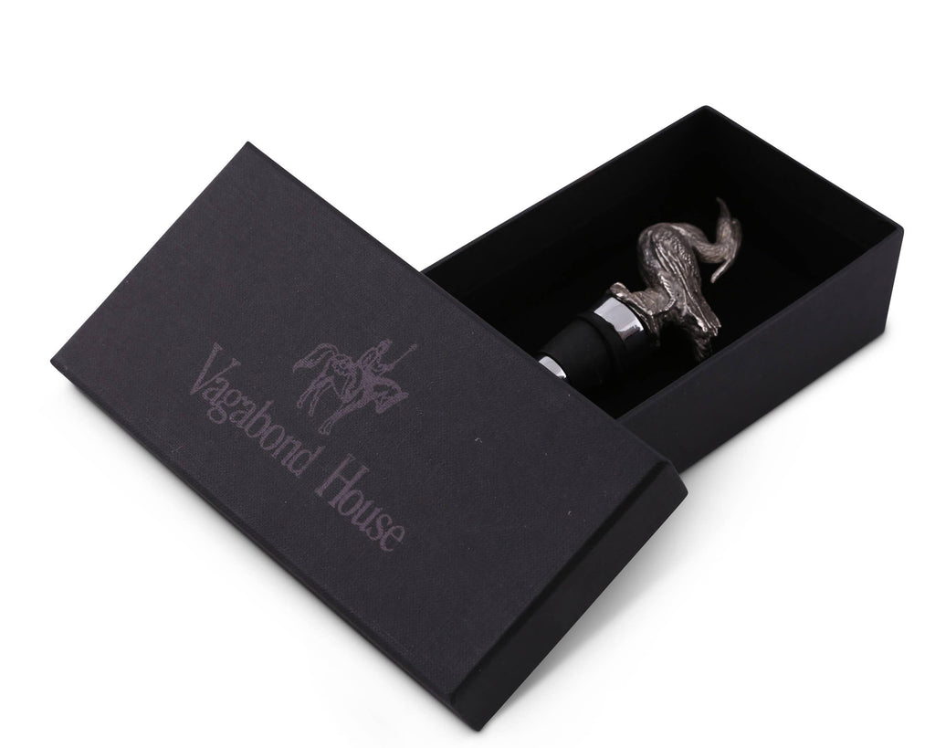 Pewter Blue Heron Bottle Stopper