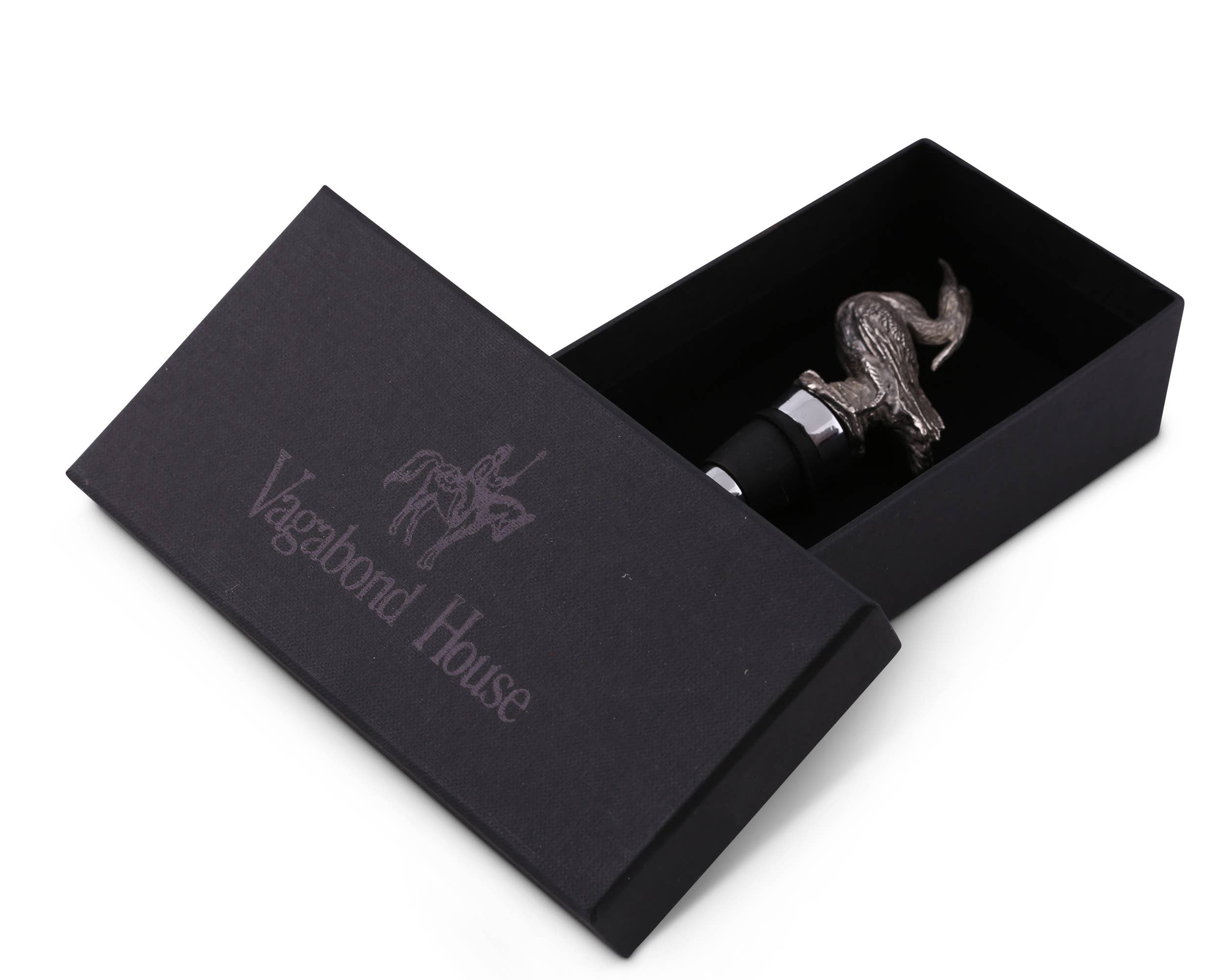 Pewter Blue Heron Bottle Stopper