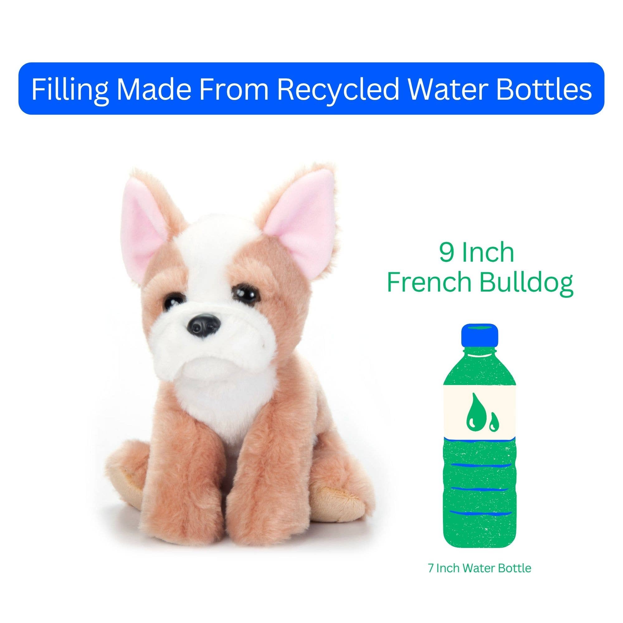 9" (19cm) Dog French Bulldog - Little Jill & Co.