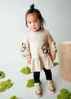 Flower Applique Dress