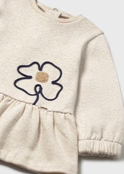 Flower Applique Dress