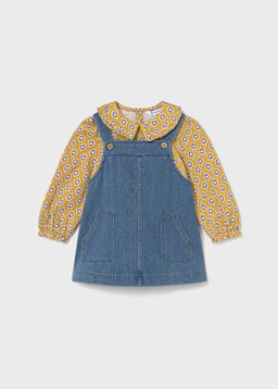 Overall Dress and T-Shirt Set - Little Jill & Co.