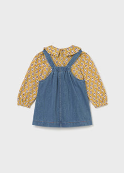 Overall Dress and T-Shirt Set - Little Jill & Co.