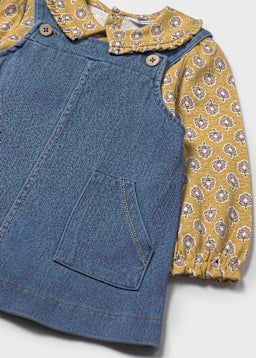 Overall Dress and T-Shirt Set - Little Jill & Co.