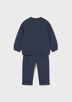 Blue Bear Pants and Sweatshirt Set