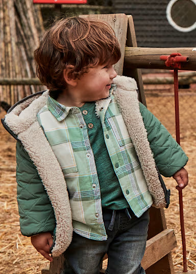 Spruce Plaid Overshirt - Little Jill & Co.