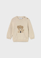 Sweater with Bear Pocket