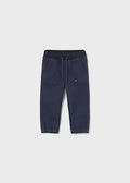 Blue Twill Joggers