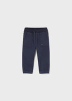 Blue Twill Joggers