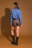 A washed printed lightweight denim top - IT13275