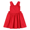 Red Ruffle Jumper Dress