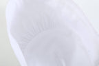 White Collared Button Romper with Bonnet
