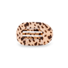 Blonde Tortoise Small Flat Round Hair Clip