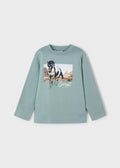 Glacier LS Tee Horse - Little Jill & Co.