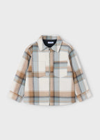 Check Gray/Caramel Jacket - Little Jill & Co.