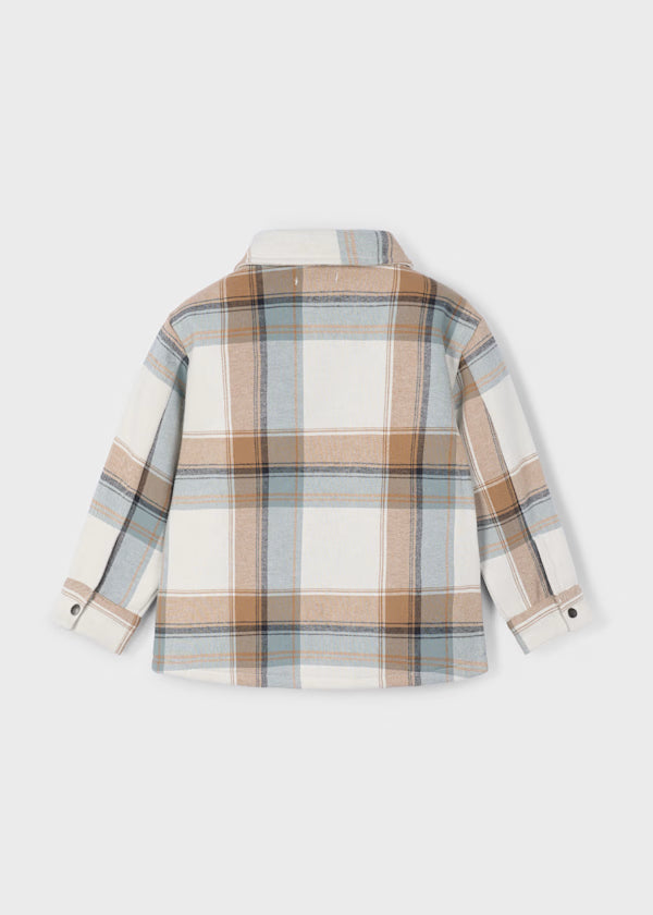 Check Gray/Caramel Jacket - Little Jill & Co.