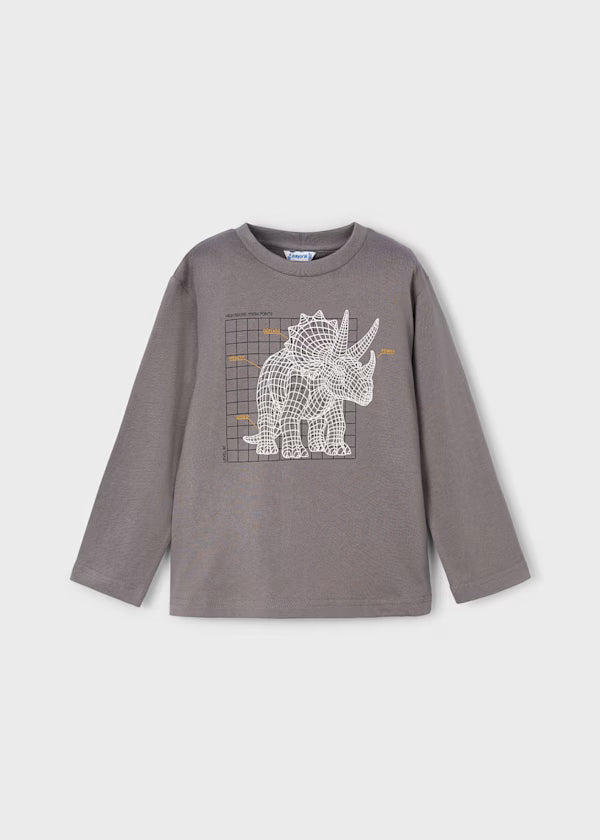 Glow-In-The-Dark Dino LS TEE