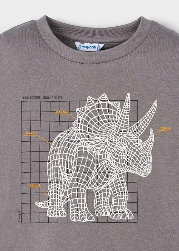 Glow-In-The-Dark Dino LS TEE