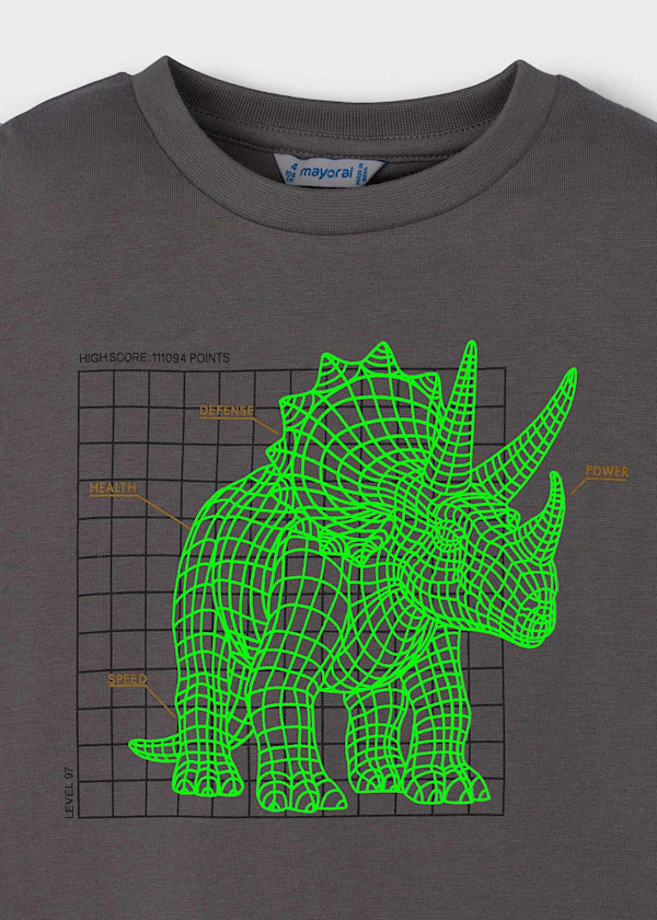 Glow-In-The-Dark Dino LS TEE