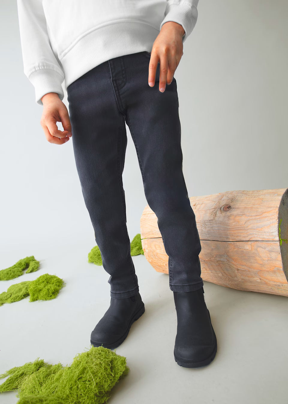Boy Slim Fit Jeans Black