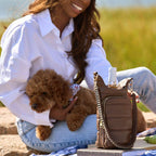 Brown Mocha Vegan Leather HydroBag® with Strap Bundle
