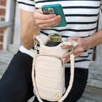 Ivory Vegan Leather HydroBag® with Strap Bundle - Little Jill & Co.