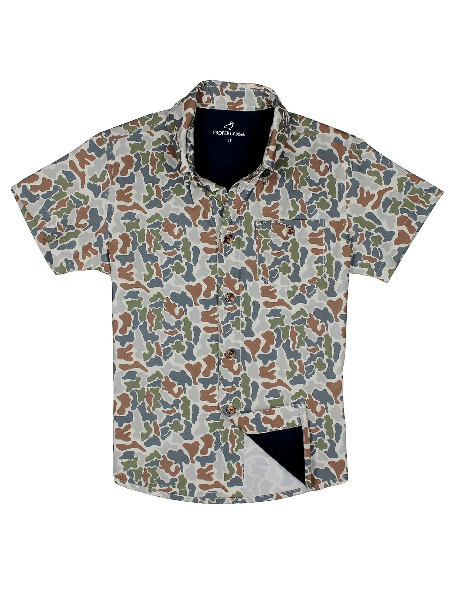 Boys Sportsman Shirt Terra Camo