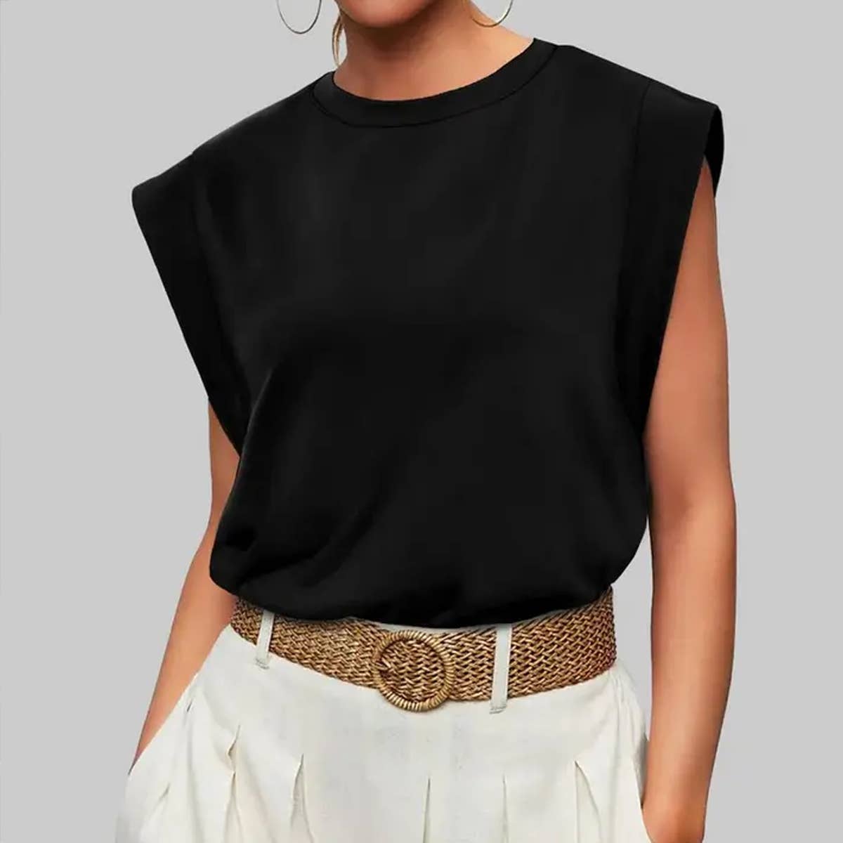 ROUND NECK LOOSE SHORT SLEEVE - Little Jill & Co.