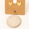 Gold Dipped Polished Mini Stud Earrings