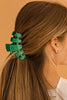 Classic Shamrock Shimmer Medium Claw Hair Clip