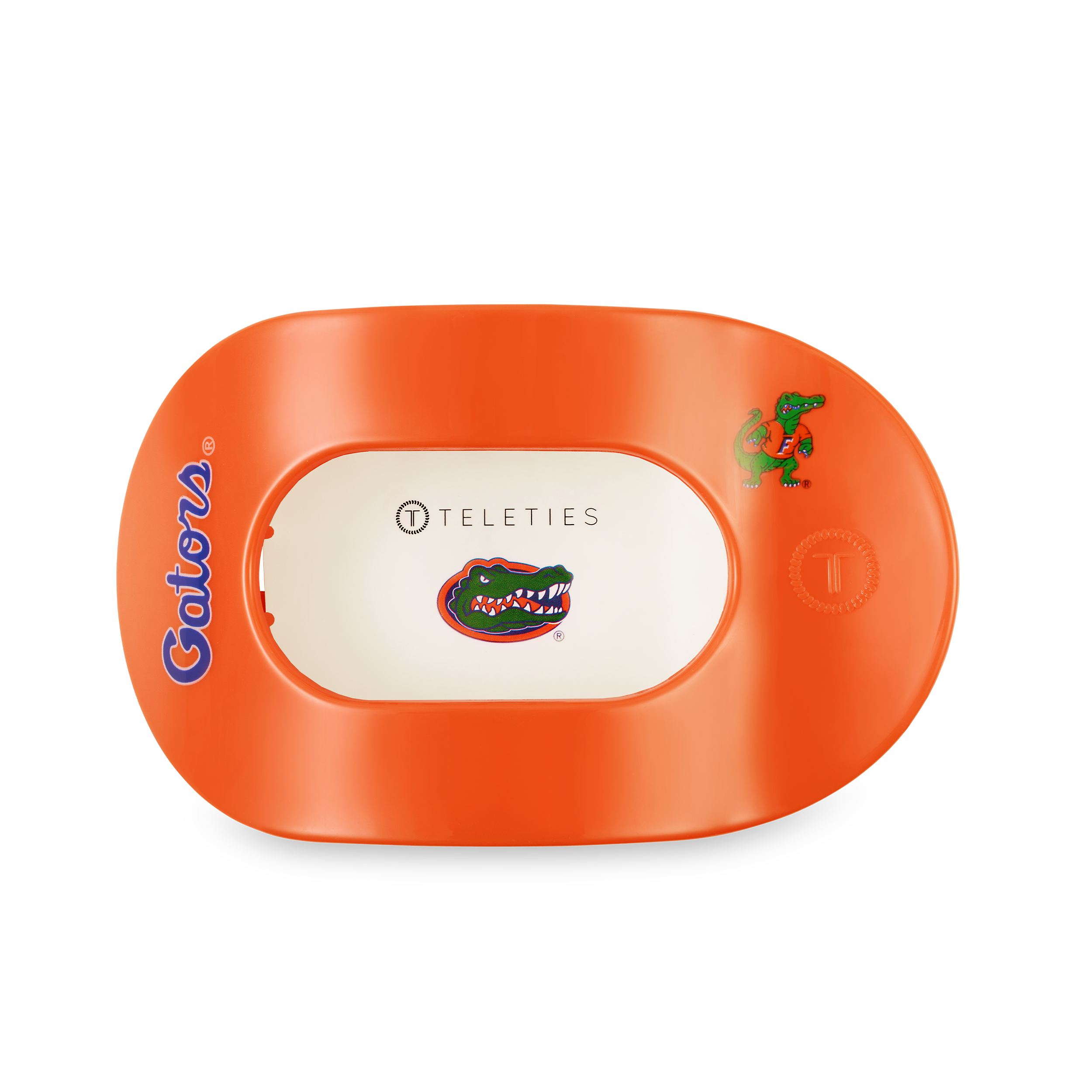 Flat Round Hair Clip | Large | Go Gators!