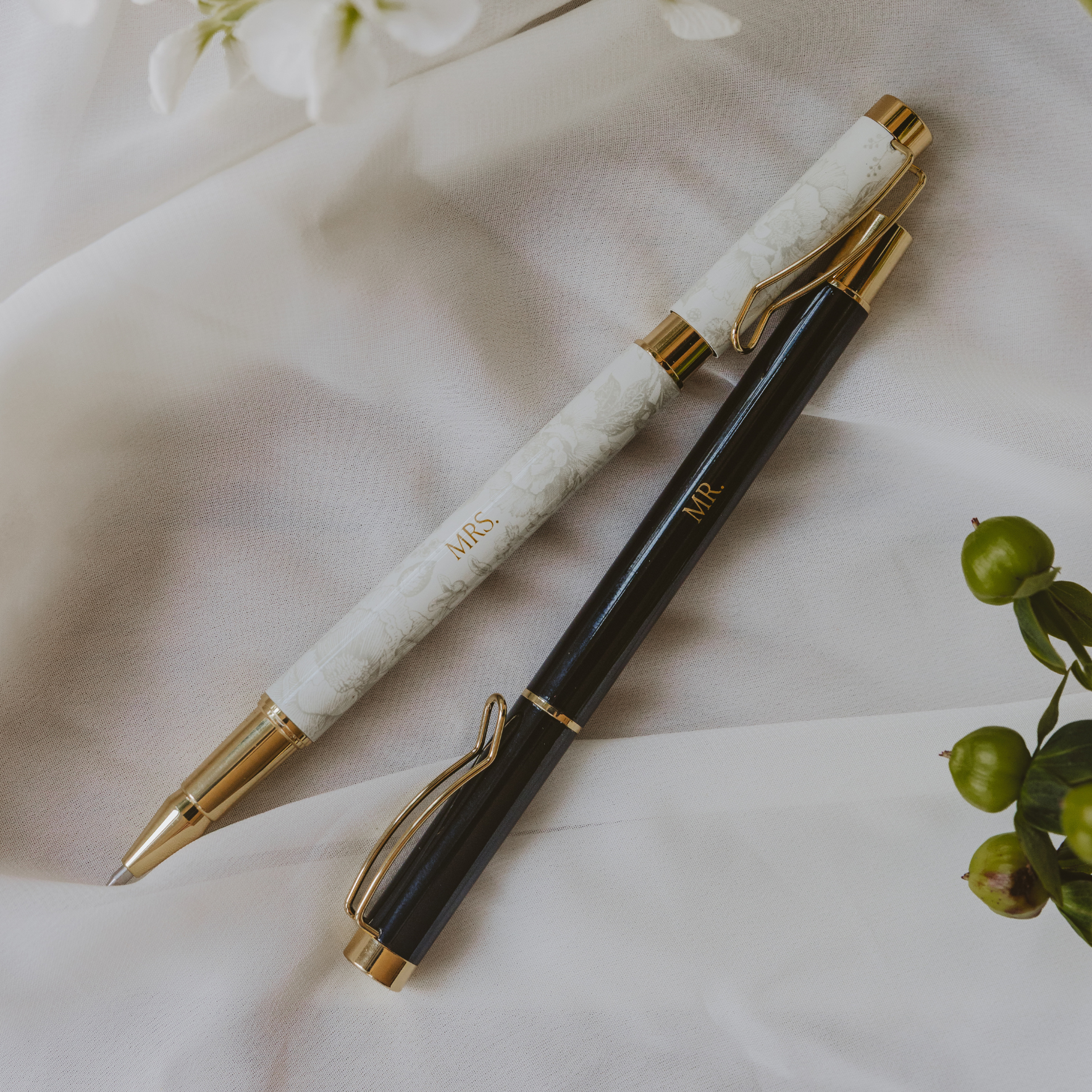 Wedding Pen Set - Engagement and Bridal Shower Gifts