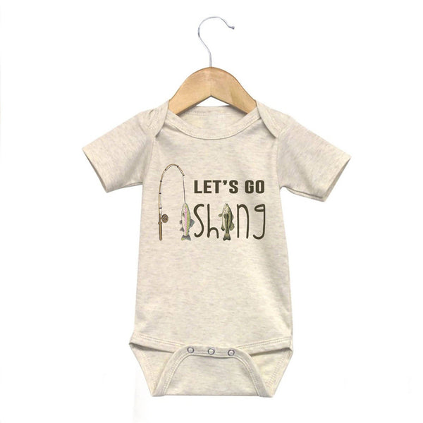 Let's go fishing Lake Fish Coastal Soft Baby Boys Clothing