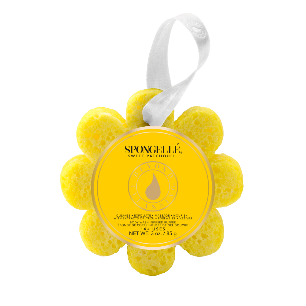 Sweet Patchouli Wild Flower  | Soap Sponge | Self-Care - Little Jill & Co.