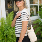 Ivory Vegan Leather HydroBag® with Strap Bundle - Little Jill & Co.