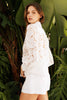 Boho Lace Long Sleeved Button Down