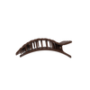 Flat Rectangle Hair Clip | Small | Truly Taupe Quilted