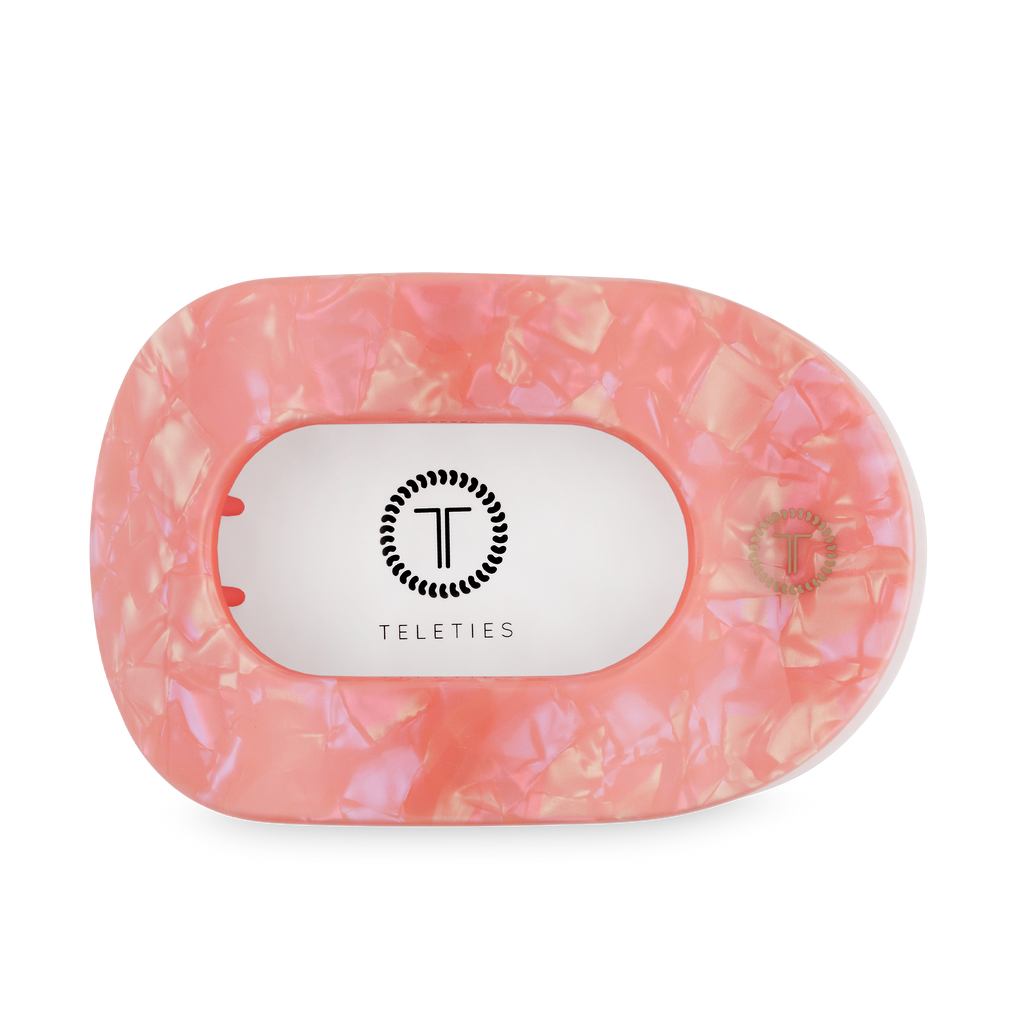 Flat Round Hair Clip | Large | Dreamsicle - Little Jill & Co.