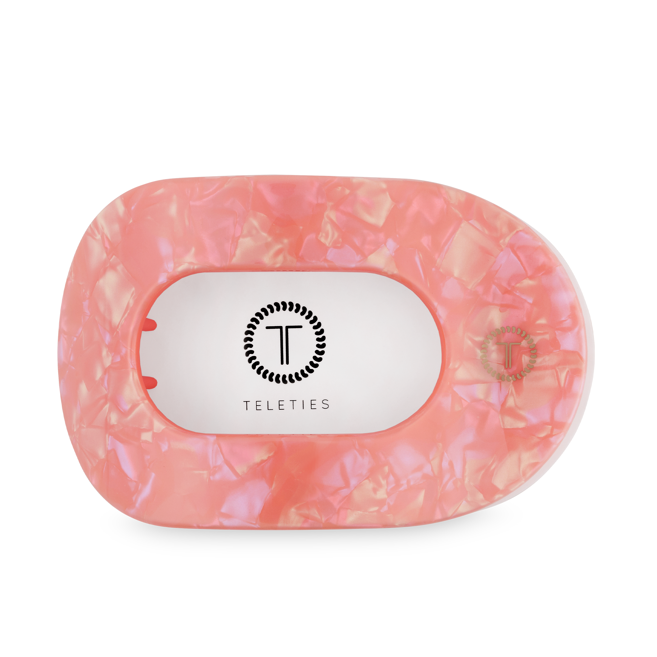 Flat Round Hair Clip | Large | Dreamsicle - Little Jill & Co.