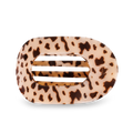 Round Flat Hair Clip | Large | Blonde Tortoise - Little Jill & Co.