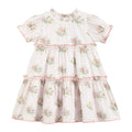 Heritage Custom Rose Layered Ruffle Dress