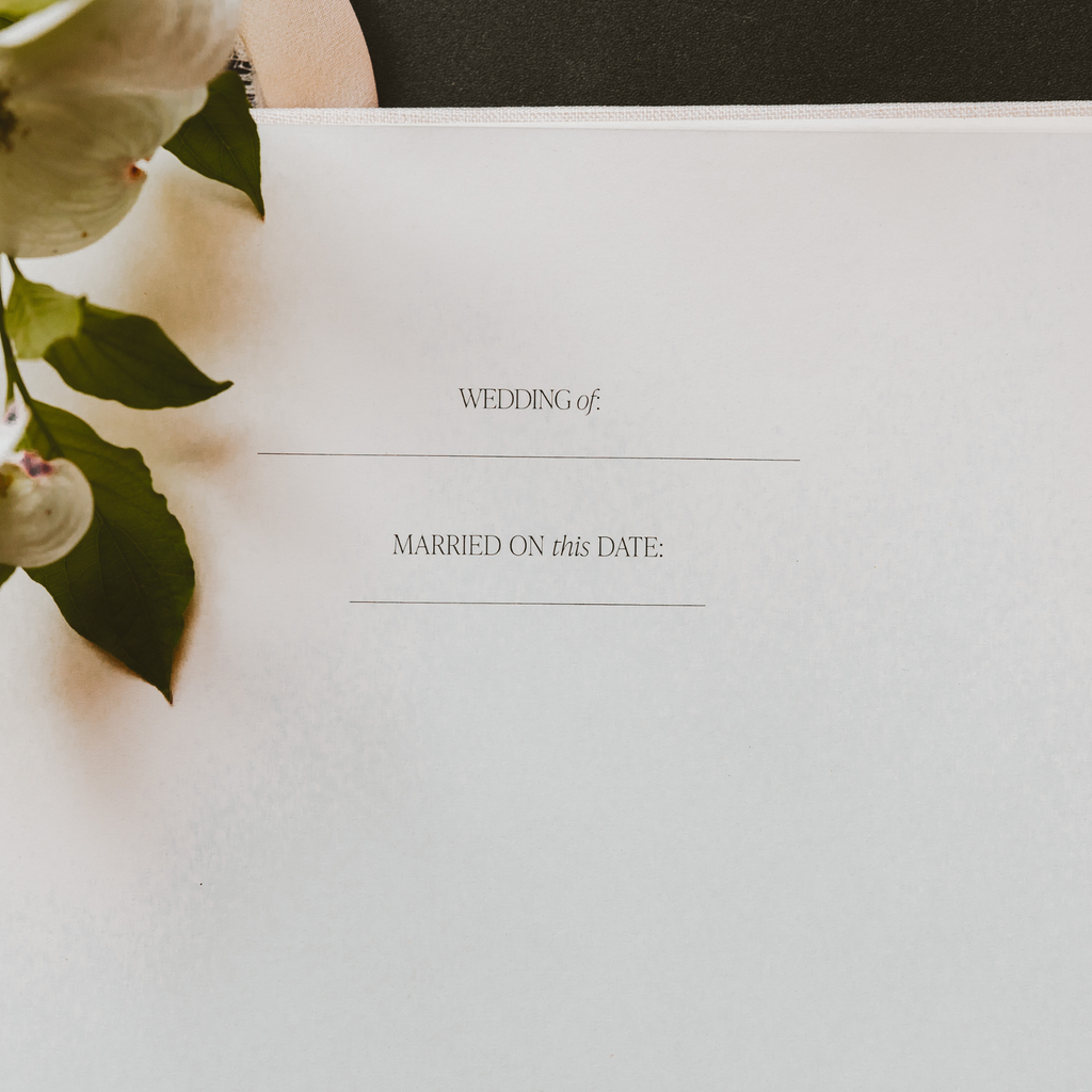 Wedding Guestbook - Engagement Gifts - Home Decor