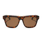 Sammy - matte rich tortoise brown polarized