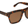 Sammy - matte rich tortoise brown polarized