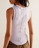 Ladies Ribbed Sleeveless Tank Top SKT278