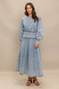 An acid washed denim top - IT13756 - Little Jill & Co.