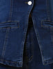 Ladies Denim Sleeveless Tank Top and Shorts Sets 16881