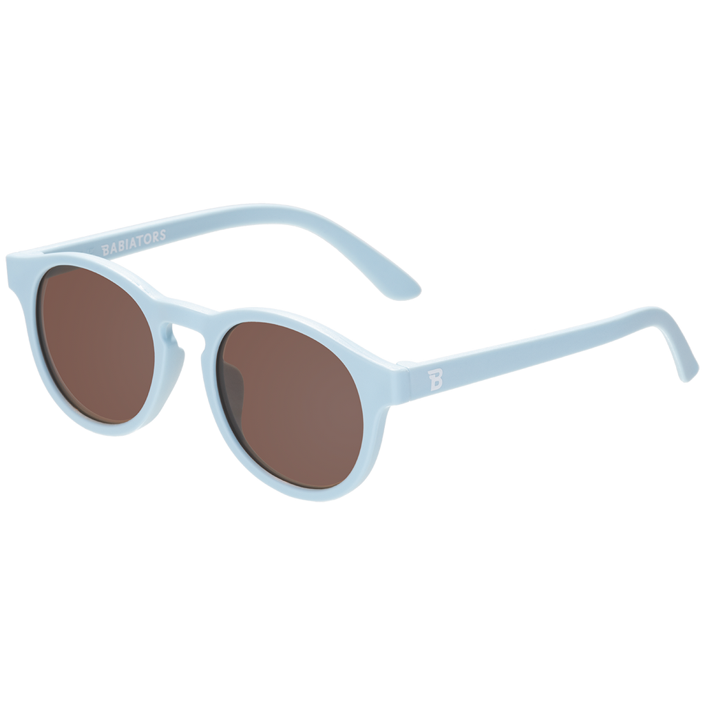 Baby and Kids Baby Blue Keyhole sunglasses with Amber Lens