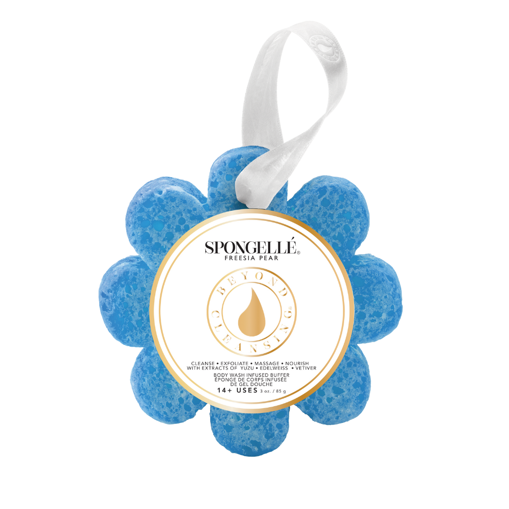Freesia Pear Wild Flower | Soap Sponge | Soap Buffer | Clean - Little Jill & Co.