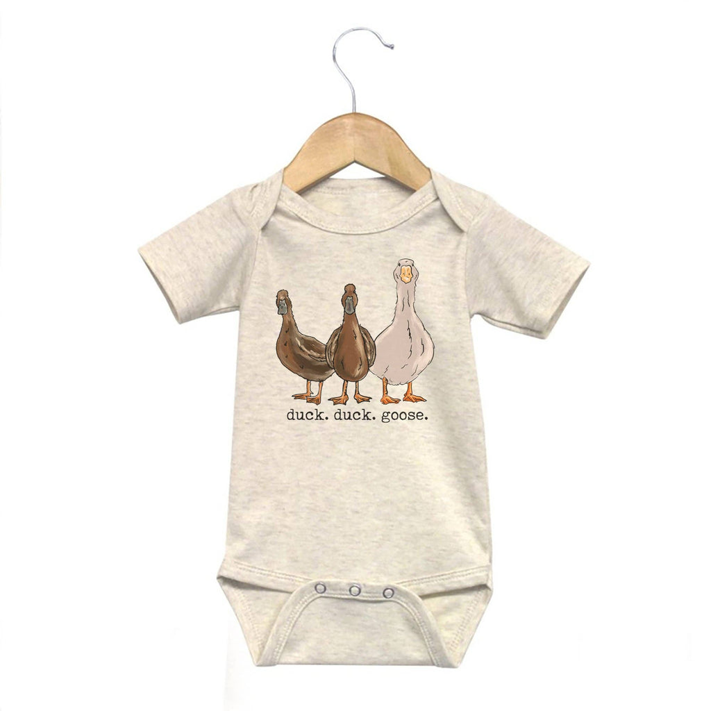 "Duck Duck Goose" Farm Baby Country Fall Baby Clothing